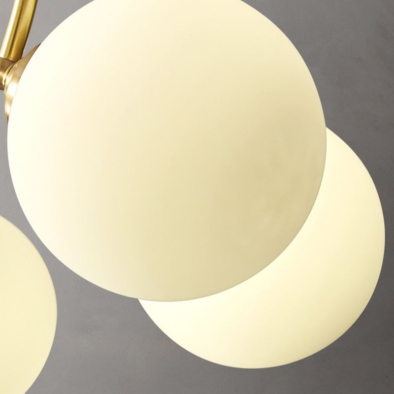 Moderne glazen kroonluchter verlichtingsarmaturen Multi Head hangende kroonluchter voor eetkamer