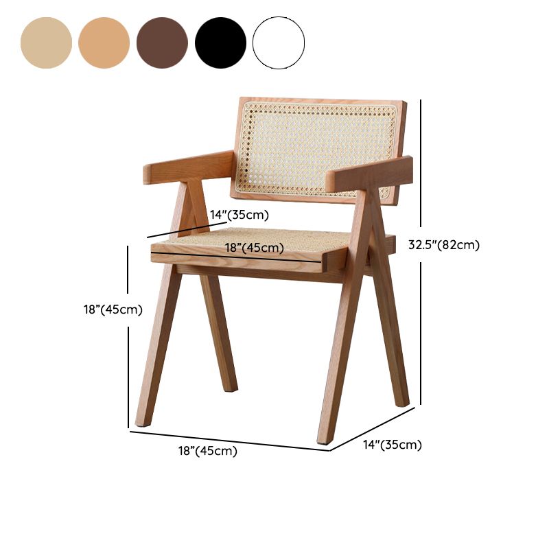 Contemporary Dining Room King Louis Back Solid Wood Dining Chair
