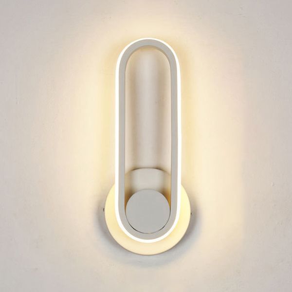 1 Licht geometrische Schatten Wandleuchte moderne Metall Wandmontageleuchte