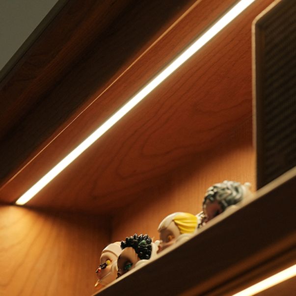 Modern Style Bar Table Rectangle Storage Wood Bar Table for Living Room