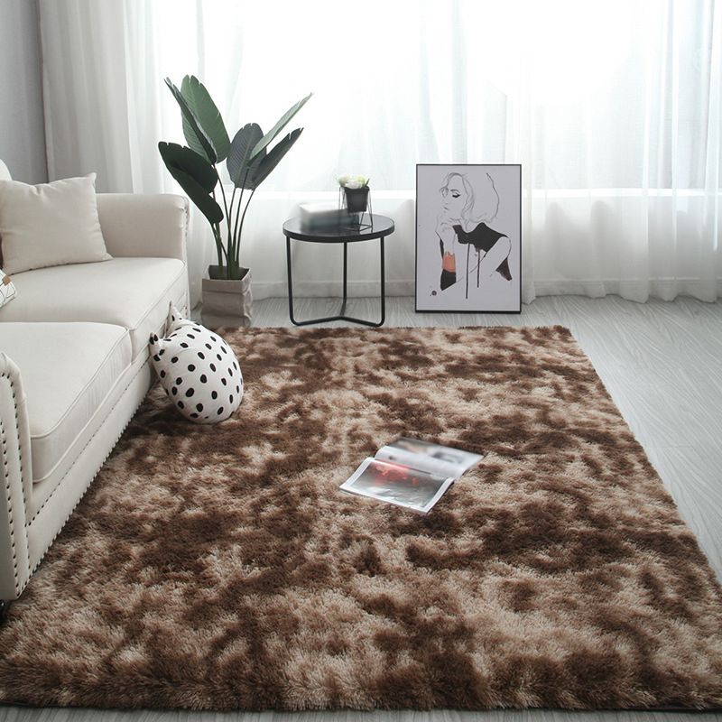 Casual stropdas kleurstof shag binnen tapijten polyester tapijt vlek resistent gebied tapijt voor woningdecoratie