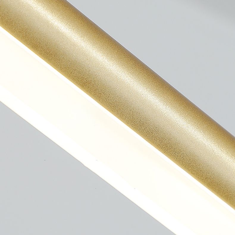 Contemporary Linear Island Light Metal 1 Light Island Lighting Fixtures