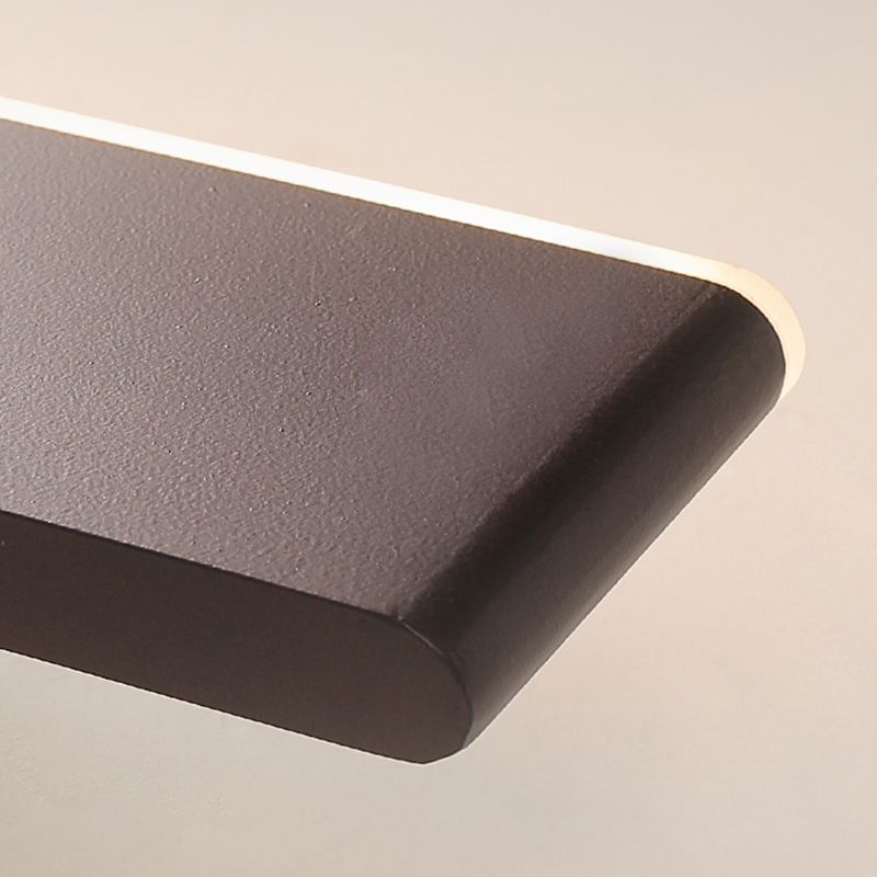 Square Shape Metal Wall Light Modern Style 1 Light Wall Lighting Fixtures