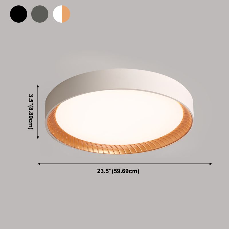 Modern LED Flush Mount Light Acrylic Shade Ceiling Lamp for Living Room Meeting Room