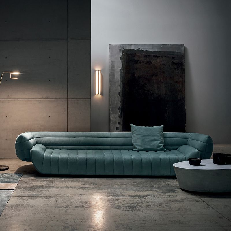 Transitional Modern Biscuit Back Sofa 23.62"High Velvet Tuxedo Arm Chesterfield Sofa