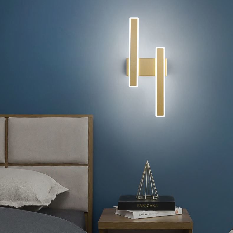 Fun a parete rettangolare per la parete della camera da letto Simplicità a parete LED Apparecchio di illuminazione montata