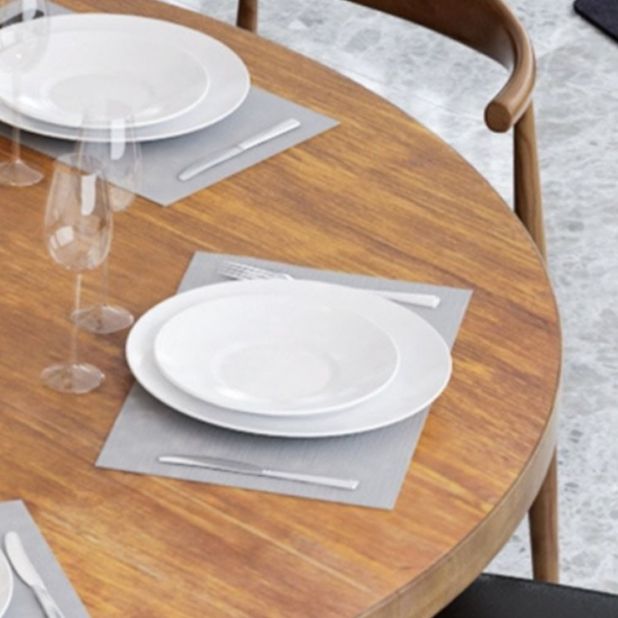 Modern 1/2/7 Pieces Dining Set Round Pine Wood Dining Table for Dining Room