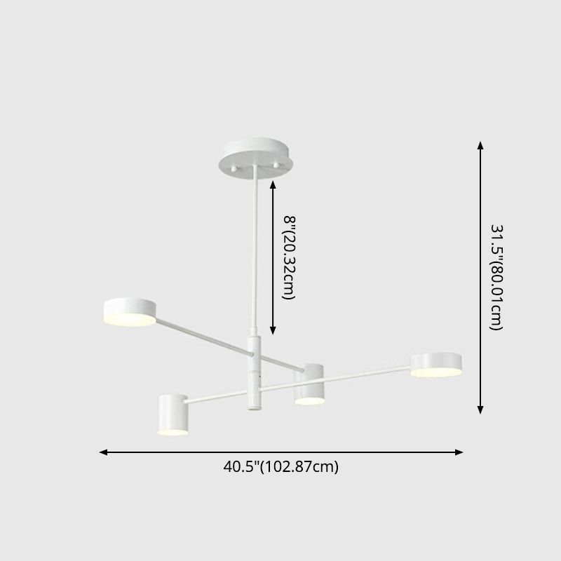 Lampadario a soffitto a soffitto starburst lampada a soffitto sospeso in metallo per soggiorno