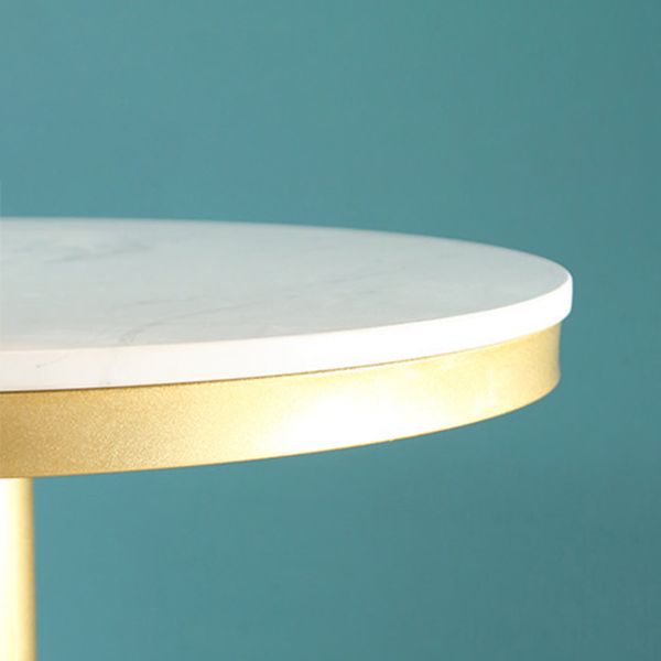 Glam Style Round Bar Table 1/2/3 Pieces Faux Marble Counter Table