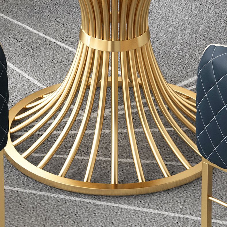 Glam 1/5 Pieces Leather Dining Set Dining Furniture Set /Separate Items