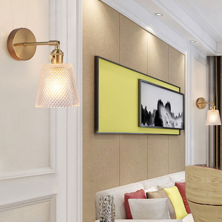 Glasgeometrische schaduw Wandlampen Modern eenvoudig