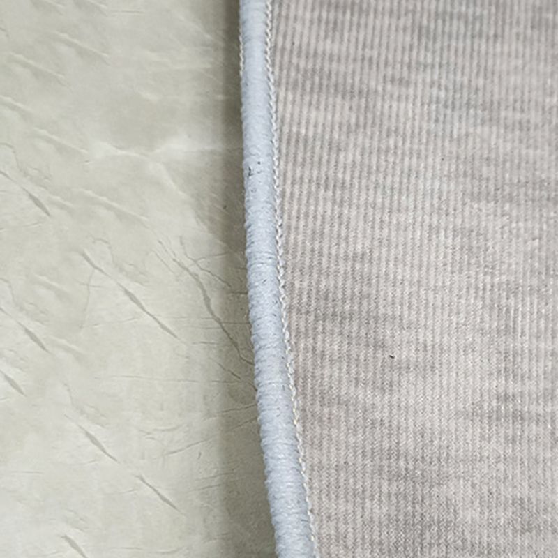 Tapis moderne moderne gris tapis de motif en polyester