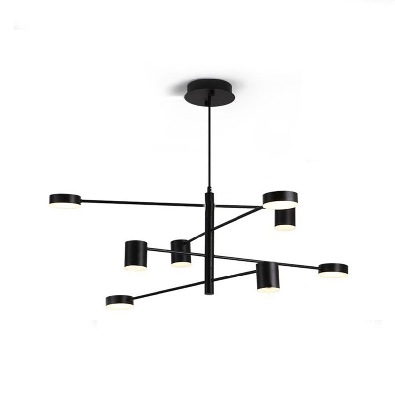 Moderne stijl LED kroonluchter licht Multi Light Metal hanglamp voor woonkamer