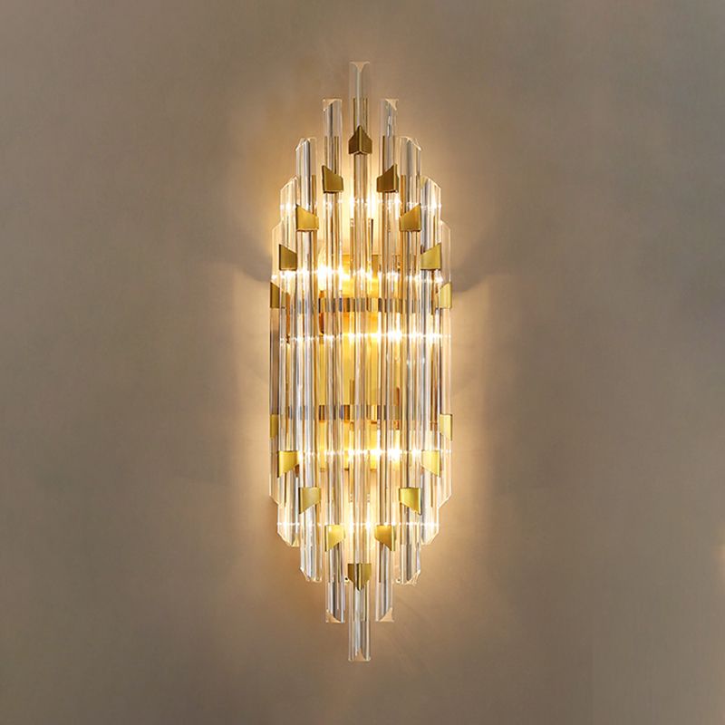 Soggiorno SCONCE LUCE LUCE Crystal Crystal 3/5 Luci Affronta del supporto a parete