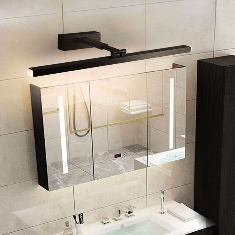 Moderne lineare Waschtischleuchten Acryl 1-Licht-Wandbeleuchtung für Badezimmer