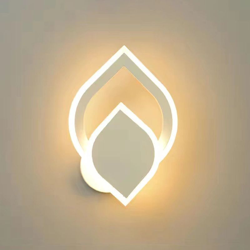 Einzigartiger Schatten 1-Licht Wandleuchte moderne Metallwandhalterung Leuchte