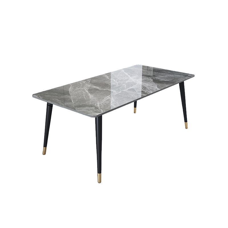 Rectangle 4 Legs Dining Room Table Contemporary Dinette Table