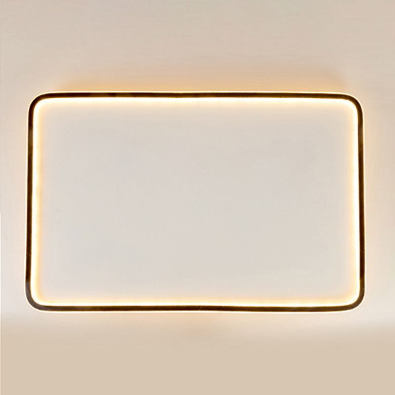 Line LED Plafonnier Acrylique Abat-Jour Simplicité Plafonnier pour Salon