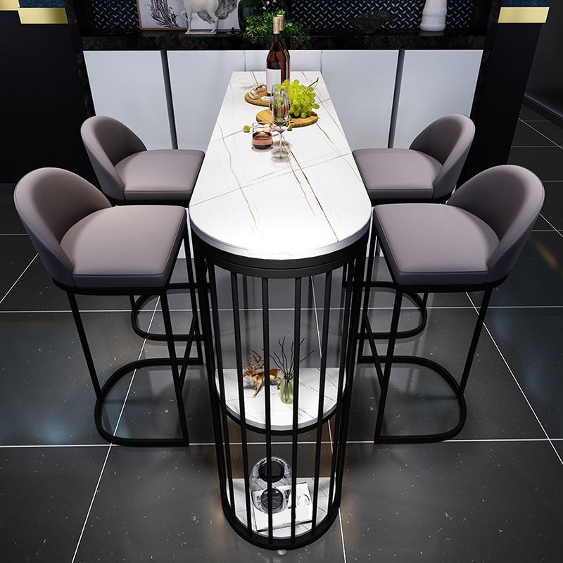 Modern Bar Table Bar Height Specialty Pub Table for Indoor and Breakroom