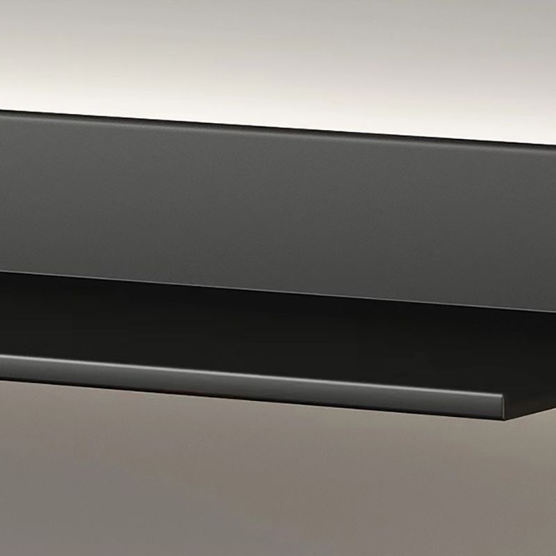 1 Shelf Metal Bookshelf Modern Floating Wall Mounted Bookcase