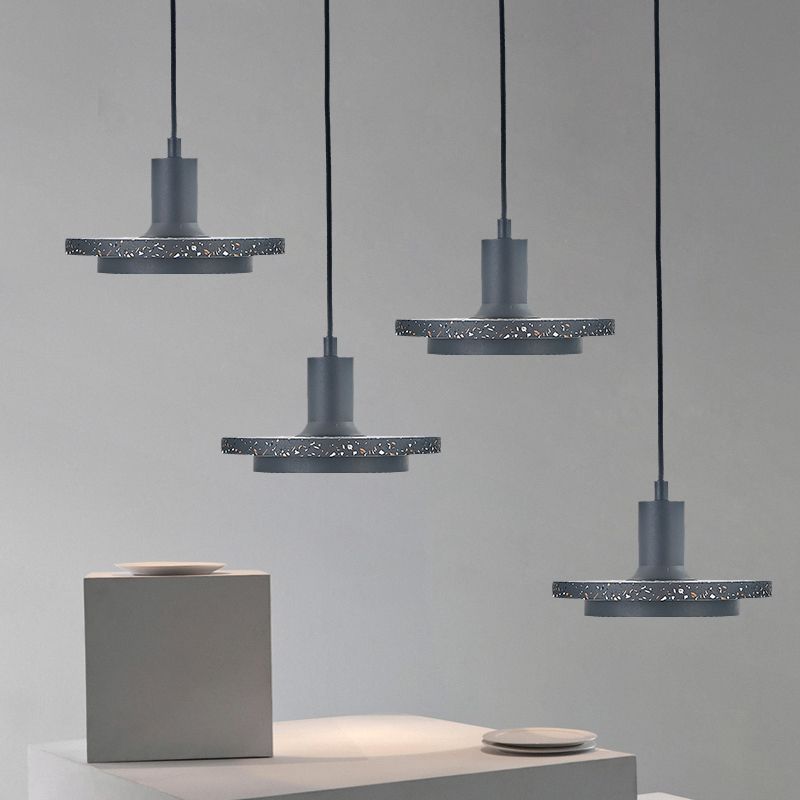 Terrazzo Hanging Light Nordic Pendent Lighting Fixture for Sitting Room
