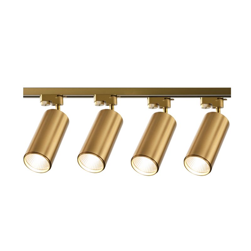 Plafonnier LED sur Rail de forme cylindrique, montage encastré en aluminium, Style Simple et moderne, pour magasin de vêtements