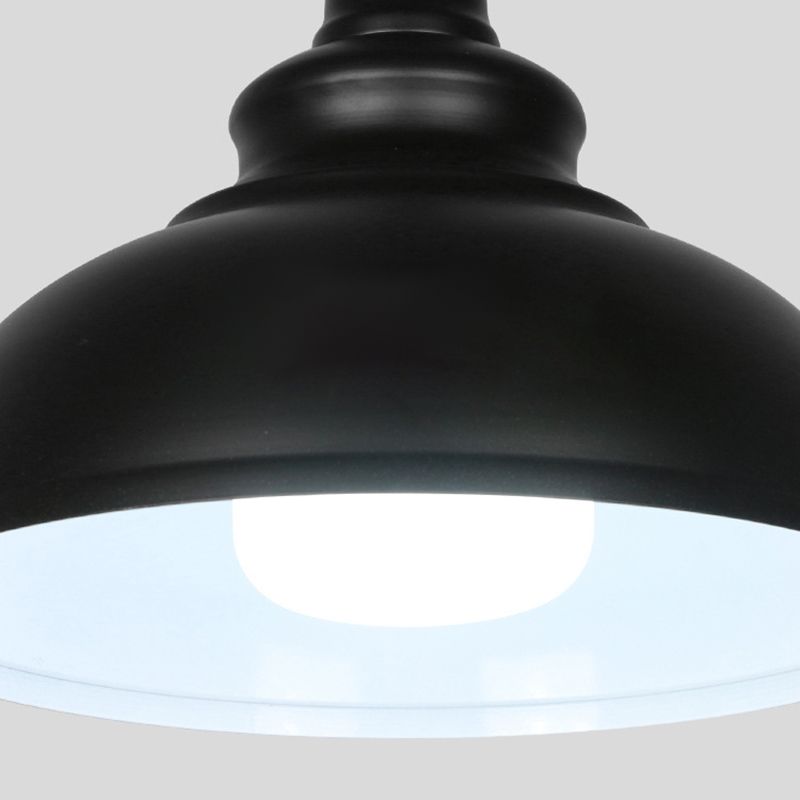 Vintage Barn Hanging Ceiling Light Metal 1-Light Barbershop Ceiling Pendant Light