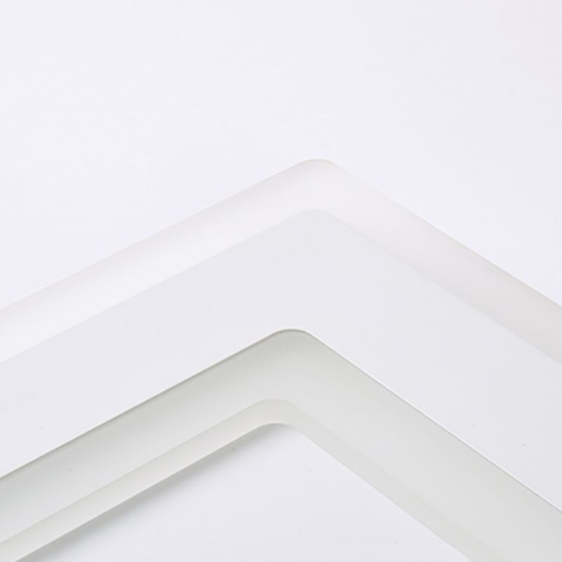 Plafonniers de simplicité blanche avec projecteurs Plafonnier encastré à LED