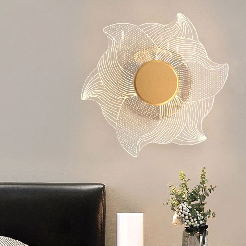 Modern Unique Shape Wall Light Sconces 1 Light Wall Lighting Fixtures for Bedroom