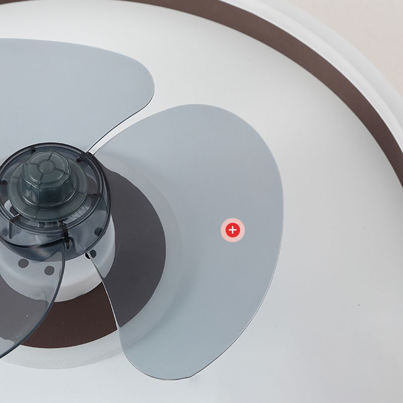 Ring Shape Metal Ceiling Fan Light Simple LED Ceiling Light Fixture
