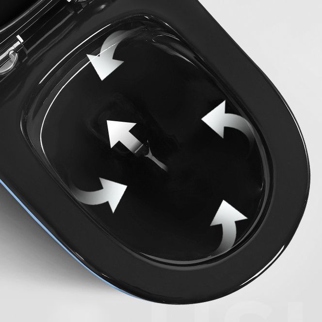 Modern All-In-One Toilet Bowl Floor Mounted Urine Toilet with Seat for Bathroom