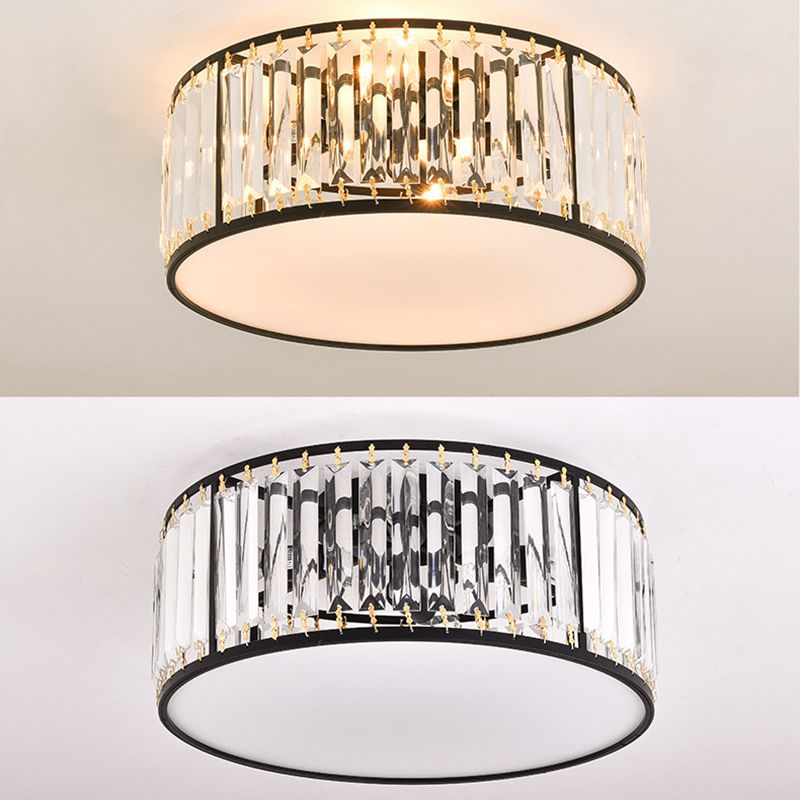 Scalloped Flush Mount Light Modern Crystal Flush Mount