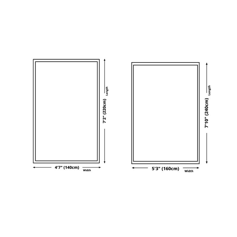 Modèle de tapis de tapis de zone moderne blanc tapis de support non glissant pour la décoration intérieure