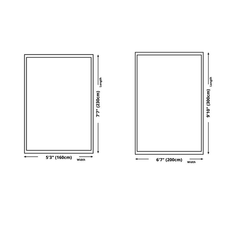 Simplicity Bohemian Carpet Tribal Pattern Carpet Polyester Stain Resistant Area Rug for Living Room