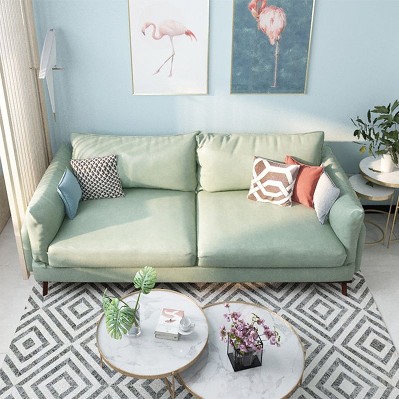 Contemporary Cushions Standard Square Arm Living Room Settee