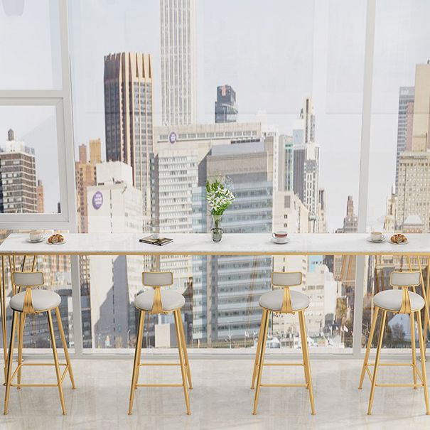 Mesa de altura de mostrador de la cafetería del escritorio de la barra del rectángulo del rectángulo moderno (la única mesa)