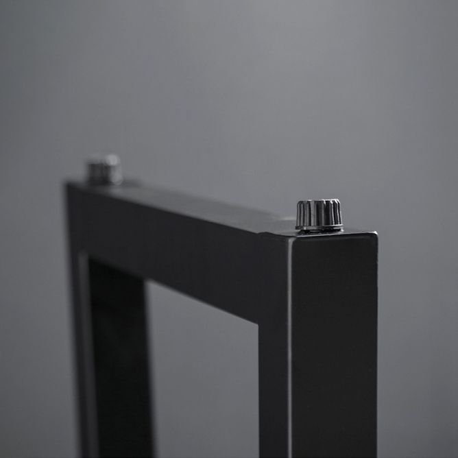 1/2/3 Pieces Industrial Iron Bar Table Set Rectangle Bistro Set with Pine Wood Top