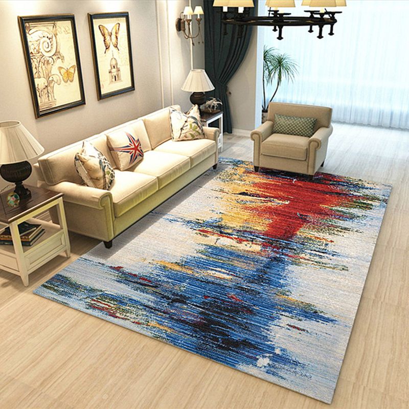 Nordic Home Decor Tapijt Multi-gekleurd abstract patroon Gebied Tapijt synthetisch niet-slip achteruitgang voor huisdiervriendelijk tapijt