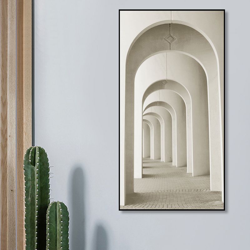 Arte moderno en lienzo de pasillo largo para decoración de pared de fotografía de dormitorio, varios tamaños