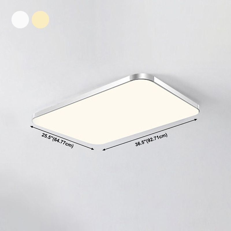 Plafonnier LED en forme de géométrie, moderne, en aluminium, 1 lumière, montage encastré, pour chambre à coucher, étude