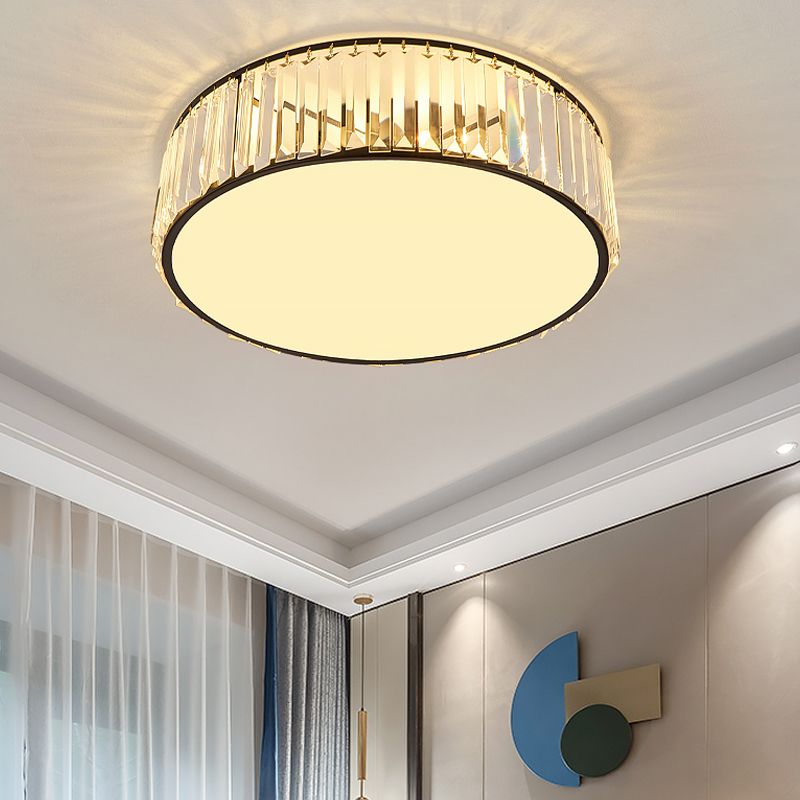 Éclairage de plafond encastré en cristal, plafonniers modernes pour salon