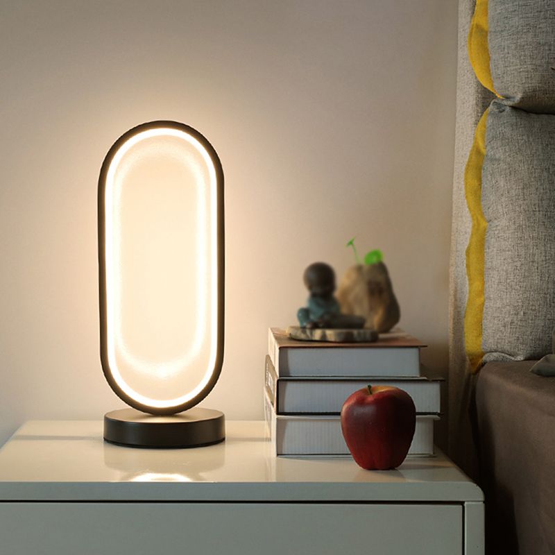 1-licht lineaire tafelverlichting moderne stijl metalen tafellicht voor het bedzijde