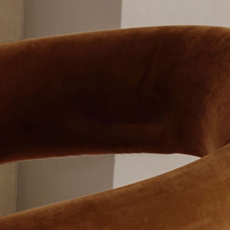 Modern Contemporary Upholstered Arm Chair Open Back Dining Chair for Dining Room