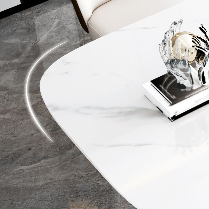 Modern Dining Rectangle Table Dining Sintered Stone Table for Home Use