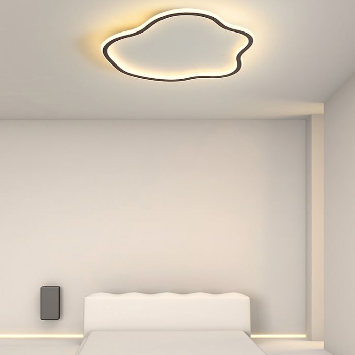 Géométrique 1 lumière LED encastré métal moderne encastré chambre à coucher lumière