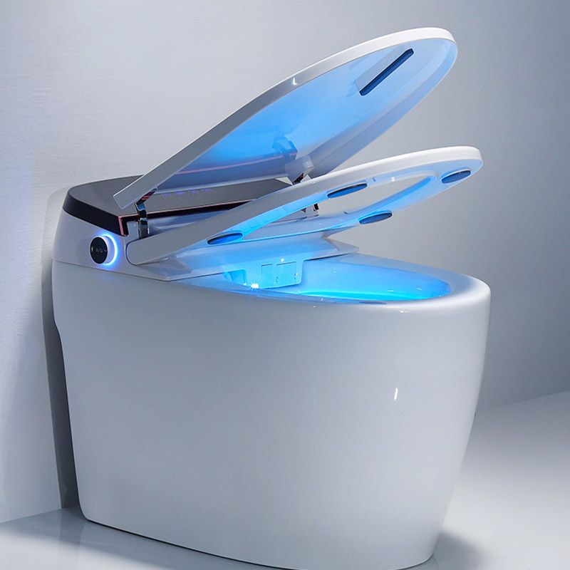 Modern All-In-One Toilet Bowl Skirted Toilet with Seat for Bathroom