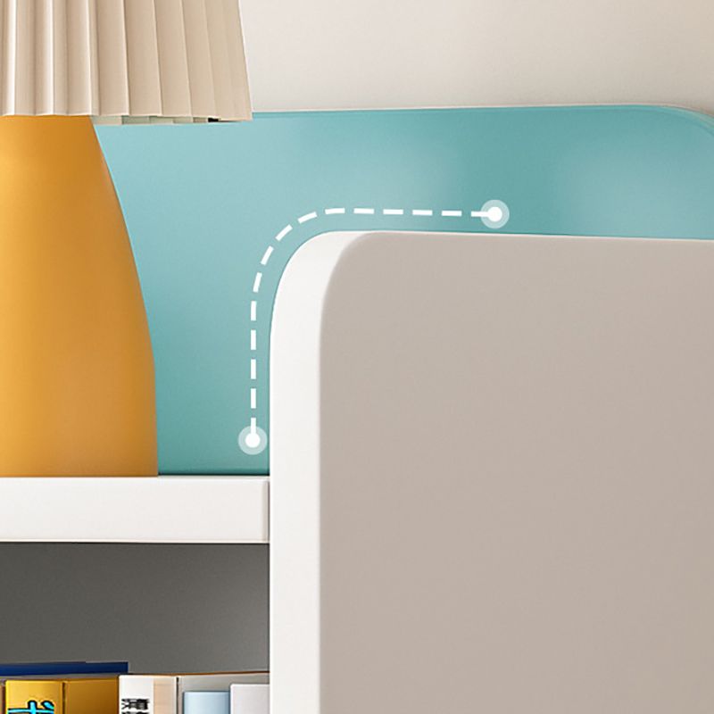 11.8"H Modern Bookshelf Engineered Wood 4-Shelf Standard Bookcase for Home Office