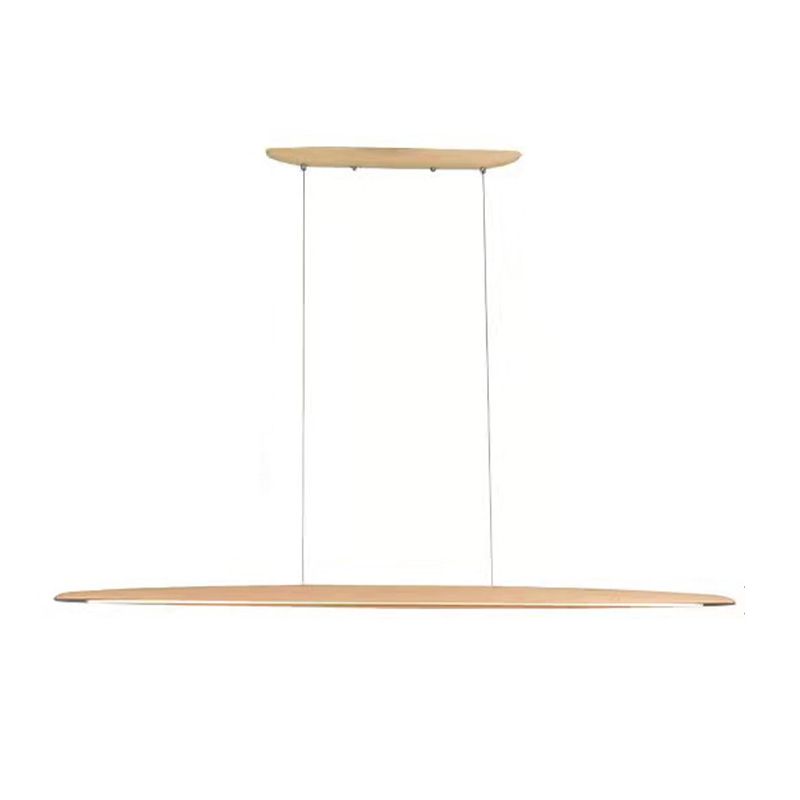 Modern Single Brown/Beige Kitchen Island Lighting LED Island Pendant Lighting