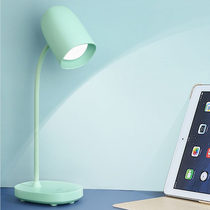 Lampe de table à arc nordique Colorful Protection des yeux 1 lampe de table légère pour le dortoir