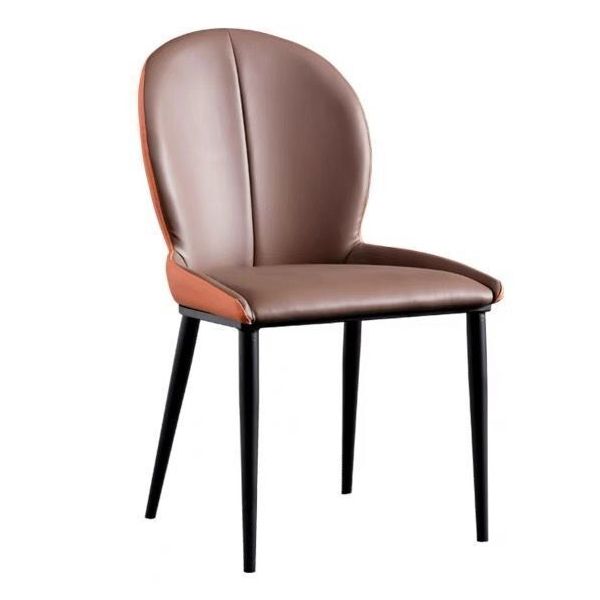 Contemporary Style Chairs Arm Chair for Kitchen with Metal Legs